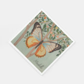 Fluttering Veerkracht gepersonaliseerd Servet (Hoek)