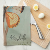 Fluttering Veerkracht gepersonaliseerd Theedoek (Quarter Fold)