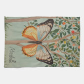 Fluttering Veerkracht gepersonaliseerd Theedoek (Horizontaal)