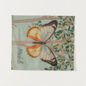 Fluttering Veerkracht gepersonaliseerd Wandkleed (Voorkant (horizontaal))