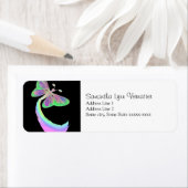 Fluttering vlinder zwart door: Mendi Etiket (Insitu)