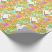 Fluttervliegen Cadeaupapier (Hoek)