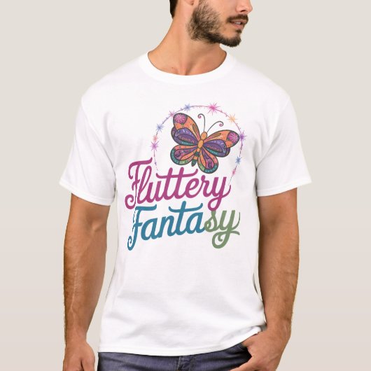 ✅👕 Fluttery Fantasy T-shirt Design 👕✅ (Voorkant)