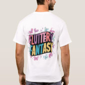 ✅👕 Fluttery Fantasy T-shirt Design 👕✅ (Achterkant)