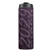 Fluweel Afstudeerder | Amethist Paarse Jewel Tone  Thermosbeker (Voorkant)