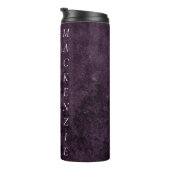 Fluweel Afstudeerder | Amethist Paarse Jewel Tone  Thermosbeker (Geroteerd rechts)