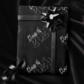 Fluweel Afstudeerder | Onyx Black Jewel Tone Grung Cadeaupapier