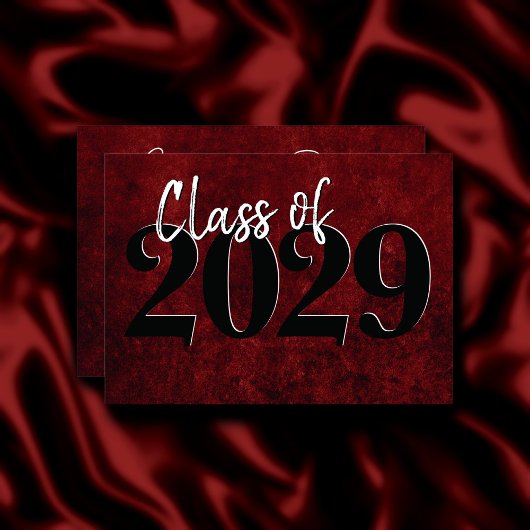 Fluweel Afstudeerder | Ruby Red Crimson Jewel Tone Kaart