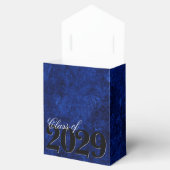 Fluweel Afstudeerder | Sapphire Blue Dark Jewel To Bedankdoosjes (Geopend)