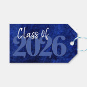 Fluweel Afstudeerder | Sapphire Blue Dark Jewel To Cadeaulabel (Voorkant (Horizontaal))