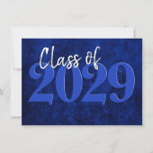 Fluweel Afstudeerder | Sapphire Blue Dark Jewel To Kaart (Voorkant)