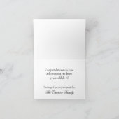 Fluweel Afstudeerder | Sapphire Blue Dark Jewel To Kaart (Binnen)