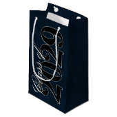 Fluweel Afstudeerder | Sapphire Blue Dark Jewel To Klein Cadeauzakje (Voorkant Gekanteld)