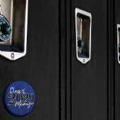 Fluweel Afstudeerder | Sapphire Blue Dark Jewel To Magneet