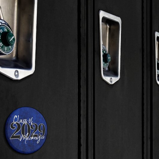 Fluweel Afstudeerder | Sapphire Blue Dark Jewel To Magneet