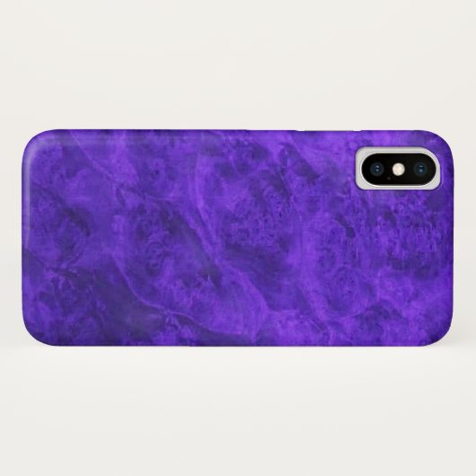 Fluweel Amethist Paarse Case-Mate iPhone Case (Achterkant (horizontaal))