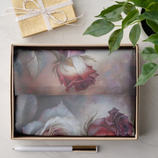 Fluweel Roos Dromen Decoupage Tissuepapier (Geschenk)