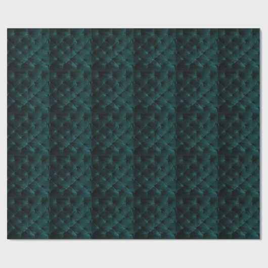 Fluweelgroen: Malachiet Textiel Elegantie Cadeaupapier (Vlak)