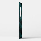 Fluweelgroen: Malachiet Textiel Elegantie Case-Mate iPhone Case (Achterkant / Links)