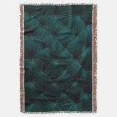 Fluweelgroen: Malachiet Textiel Elegantie Deken (Voorkant Verticaal)