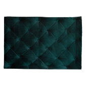 Fluweelgroen: Malachiet Textiel Elegantie Kussensloop (Achterkant)