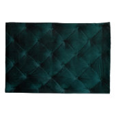 Fluweelgroen: Malachiet Textiel Elegantie Kussensloop (Achterkant)