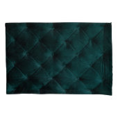 Fluweelgroen: Malachiet Textiel Elegantie Kussensloop (Voorkant)