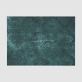 Fluweelzachte Blauwgroen Damask | Donkergroen Grun Tissuepapier (Voorkant)