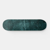 Fluweelzachte Blauwgroen Damask | Donkergroene Gru Persoonlijk Skateboard (Horizontaal)