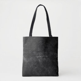 Fluweelzachte Onyx Damask | Zwart Vampy Grunge Bar Tote Bag