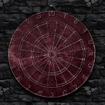 Fluweelzachte wijndamast | Bordeaux Sangria Grunge Dartbord<br><div class="desc">90s Grunge, helemaal volwassen! Edgy en dramatische gothic-geïnspireerde donkerfluweelachtige barokke damast in diep rijk getint palet creëer een weelderige verpletterde fluwelen textuur. Van het luxueuze en verfijnde "Moody Jewel Tones" collectie, voegt dit nieuwe moderne moderne, hedendaagse gemengde medium unisex (maar vrouwelijk) abstracte effect een perfecte pop van een donkere, gedempte,...</div>