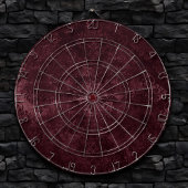 Fluweelzachte wijndamast | Bordeaux Sangria Grunge Dartbord