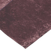 Fluweelzachte wijndamast | Bordeaux Sangria Grunge Korte Tafelloper (Hoek)