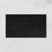 fluweelzwart visitekaartje (Achterkant)
