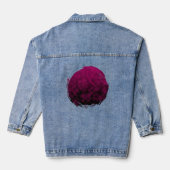 fluwelen afdaling denim jacket (Achterkant)