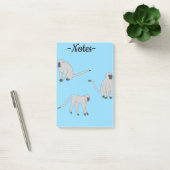 Fluwelen apen post-it® notes (Kantoor)