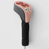 Fluwelen Appel Driver Golf Hoofdhoes Golfheadcover (Schuin)