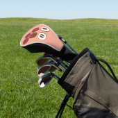 Fluwelen Appel Driver Golf Hoofdhoes Golfheadcover (Insitu)