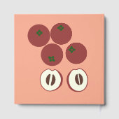 Fluwelen Appel Gastboek Gastenboek (Achterkant)