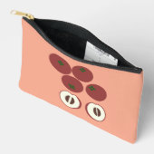 Fluwelen Appel Kleine Schoudertas Etui (Open)