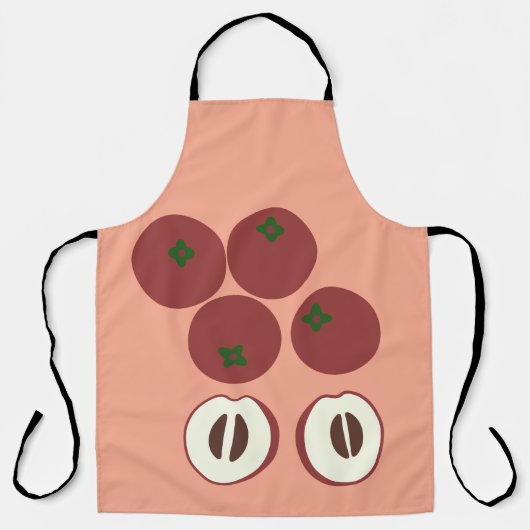 Fluwelen Appel Schort (Voorkant)