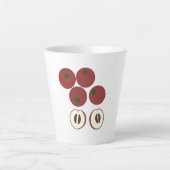Fluwelen Apple Latte Mok (Voorkant)