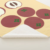 Fluwelen Apple Sherpa Dekbed Deken (3/4)