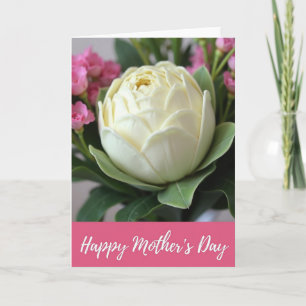 Fluwelen Bloem Wenskaart Kaart