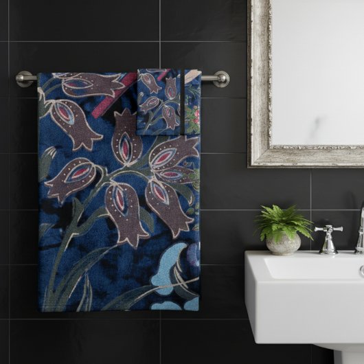  fluwelen bloesems: op gotiek geïnspireerde elegan bad handdoek