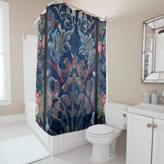  fluwelen bloesems: op gotiek geïnspireerde elegan douchegordijn (In situ)