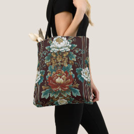 Fluwelen dynastie tote bag