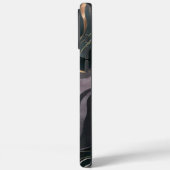 fluwelen eclips | Dark Marble Gold Flow Case-Mate iPhone Case (Achterkant / Links)