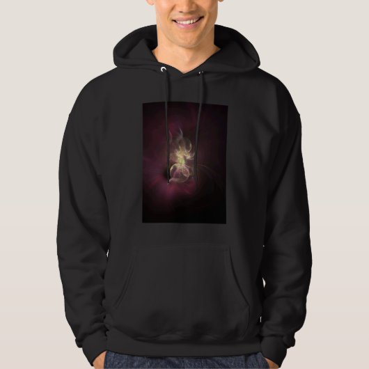 Fluwelen Fractale Wiskundige Hoodie (Voorkant)
