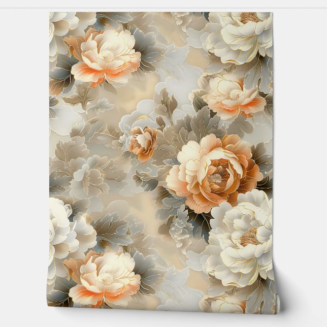 Fluwelen Herfst Whispers Botanisch Behang (Afrollen)